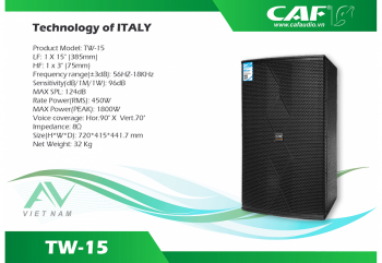 Loa full karaoke CAF-TW-15-2021