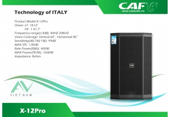 CAF X 12Pro