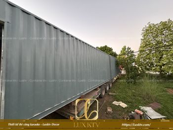 Thi công karaoke container nhanh chóng tại khu vực miền núi – Tiết kiệm thời gian, sẵn sàng kinh doanh