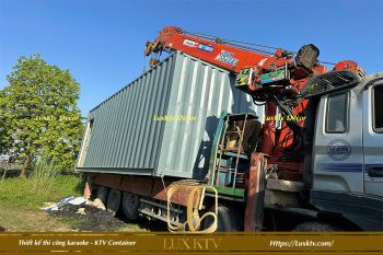 Xây dựng quán karaoke container 2 tầng tại Hòa Bình – Tối ưu không gian, nhân đôi lợi nhuận