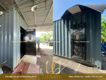 Từ Container Thành Không Gian Karaoke Sang Trọng Và Linh Hoạt