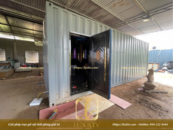 Thi công karaoke container nhanh chóng tại Hưng Yên – Đưa công trình vào hoạt động sớm